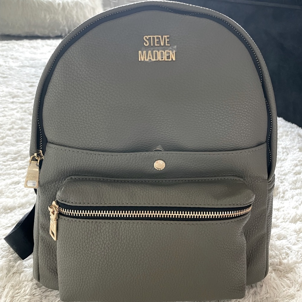 Steve Madden Mini Sage Green Backpack. Brand New